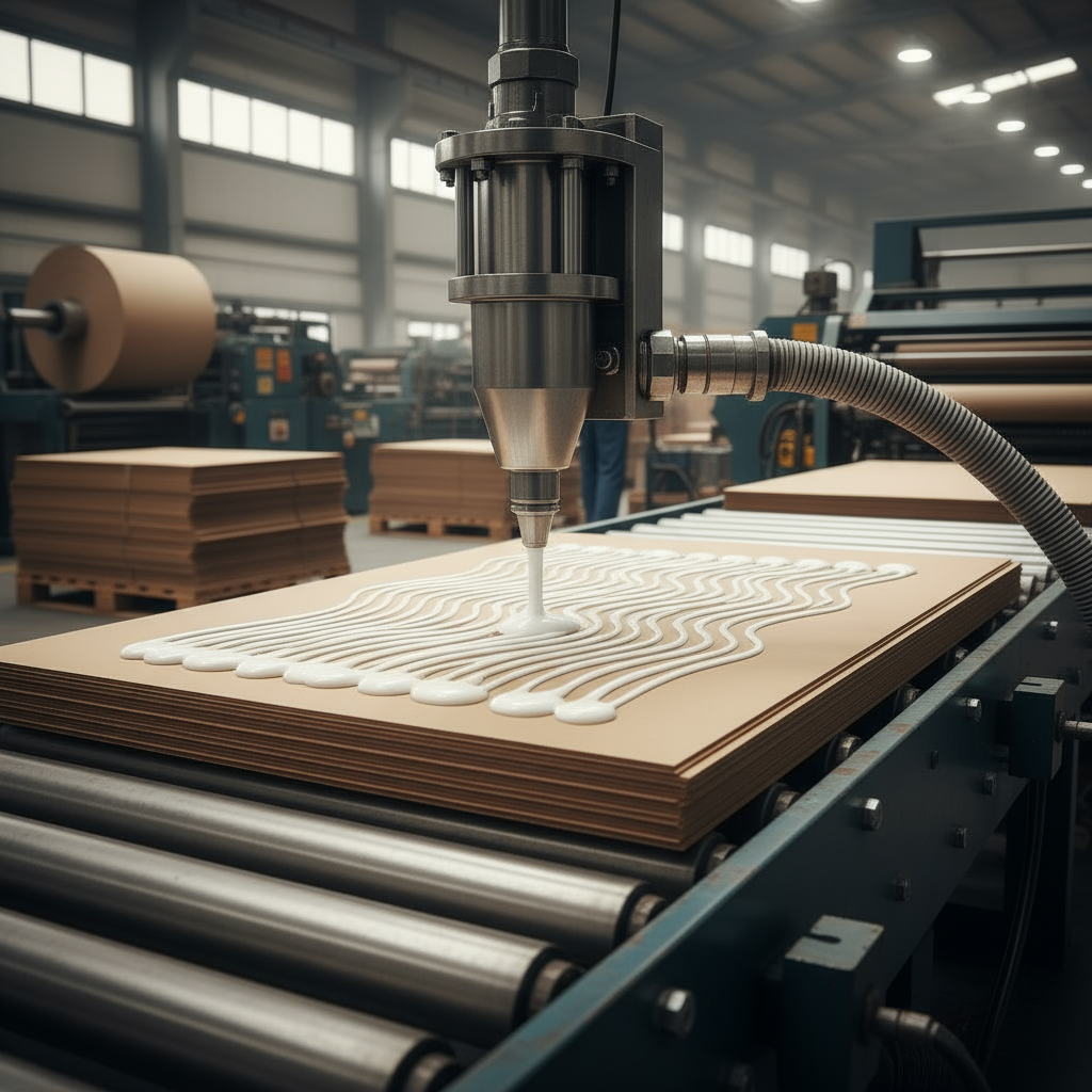 غراء كرتون مكن